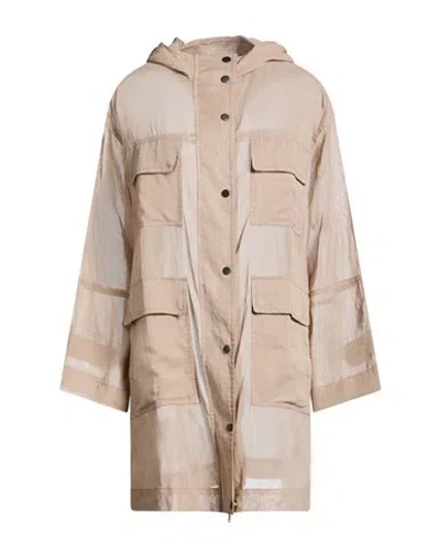 Brunello Cucinelli Woman Jacket Khaki Size 2 Cotton In Neutral