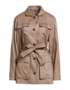 Brunello Cucinelli Belted Jacket In Brown