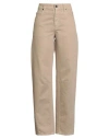 Brunello Cucinelli Woman Jeans Beige Size 10 Cotton, Viscose, Polyester In Brown
