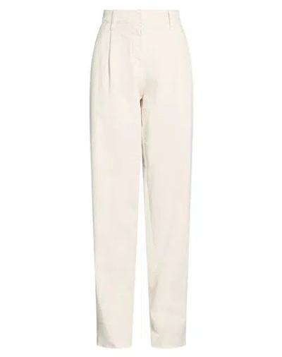 Brunello Cucinelli Woman Jeans Beige Size 2 Cotton, Elastane In Neutral
