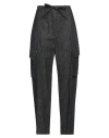 Brunello Cucinelli High-rise Cargo Jeans In Black