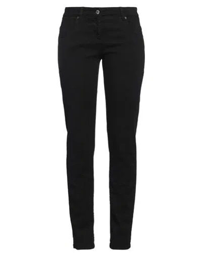 Brunello Cucinelli Monil Chain Straight Leg Jeans In Black In Black