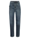 Brunello Cucinelli Woman Jeans Blue Size 6 Cotton, Brass In Blue