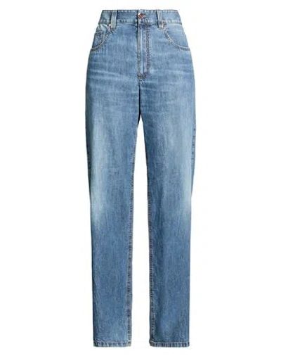 Brunello Cucinelli Woman Jeans Blue Size 2 Cotton