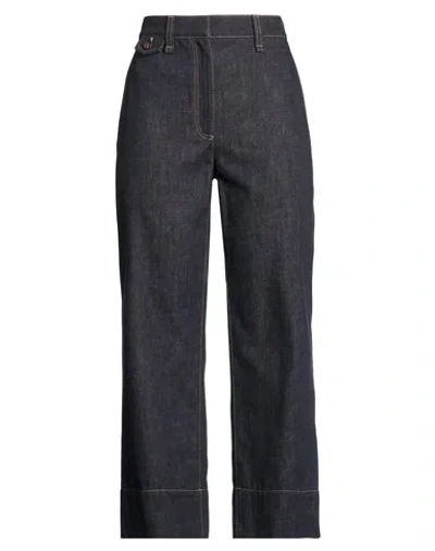 Brunello Cucinelli Woman Jeans Blue Size 6 Cotton In Multi