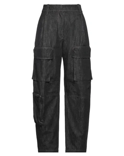 Brunello Cucinelli Woman Jeans Blue Size 8 Cotton In Black