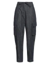 Brunello Cucinelli High-rise Cargo Jeans In Blue