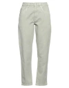 Brunello Cucinelli Woman Jeans Sage Green Size 12 Cotton In Sage Green