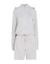 Brunello Cucinelli Woman Jumpsuit Light Grey Size 3xl Cotton, Brass In Grey
