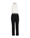 Brunello Cucinelli Woman Jumpsuit Off White Size M Silk, Virgin Wool, Synthetic Fibers, Brass In Off White