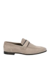Brunello Cucinelli Woman Loafers Dove Grey Size 9 Leather