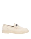 Brunello Cucinelli Beaded Strap Loafers Block Sole