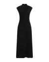 Brunello Cucinelli Woman Maxi Dress Black Size L Virgin Wool, Elastane In Black