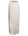 Brunello Cucinelli Woman Maxi Skirt Beige Size 6 Acetate, Viscose In Neutral