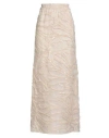 Brunello Cucinelli Woman Maxi Skirt Beige Size 8 Silk, Mohair Wool, Polyamide, Wool In Neutral