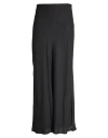 Brunello Cucinelli Woman Maxi Skirt Black Size 10 Viscose, Linen, Polyester, Elastane In Black