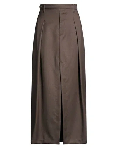 Brunello Cucinelli Long Skirts In Brown
