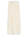 Brunello Cucinelli Woman Maxi Skirt Ivory Size 4 Silk, Polyester, Cotton, Polyamide In White