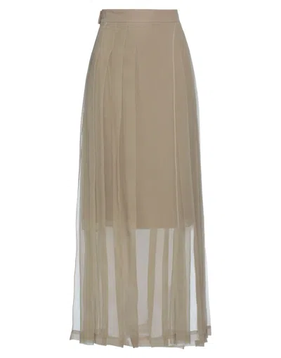 Brunello Cucinelli Long Skirts In Beige
