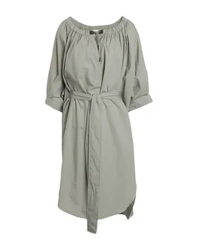 Brunello Cucinelli Woman Midi Dress Sage Green Size M Cotton