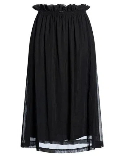 Brunello Cucinelli Woman Midi Skirt Black Size 6 Cotton