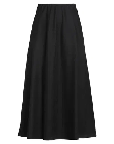 Brunello Cucinelli Woman Midi Skirt Black Size 8 Virgin Wool, Elastane