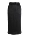 BRUNELLO CUCINELLI BRUNELLO CUCINELLI WOMAN MIDI SKIRT BLACK SIZE M ACETATE, VISCOSE