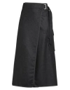 Brunello Cucinelli Woman Midi Skirt Charcoal Size 8 Virgin Wool In Gray