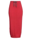 Brunello Cucinelli Women's Ribbed Maxi Skirt In Red
