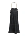 Brunello Cucinelli Woman Mini Dress Blue Size M Cotton In Blue