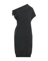 Brunello Cucinelli Woman Mini Dress Grey Size Xxl Cashmere, Brass In Grey