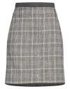 Brunello Cucinelli Gonne Skirt In Beige