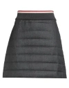 Brunello Cucinelli Woman Mini Skirt Grey Size 8 Virgin Wool In Gray