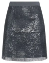 Brunello Cucinelli Woman Mini Skirt Midnight Blue Size 6 Polyester, Cotton, Elastane, Mohair Wool, W In Blue