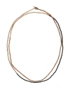 Brunello Cucinelli Woman Necklace Black Size - Hematite, Agate, Quartz, 925/1000 Silver In Black