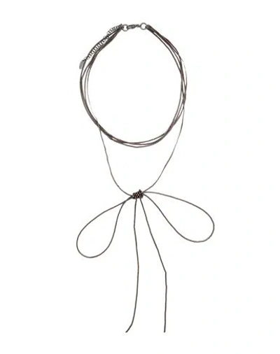 Brunello Cucinelli Woman Necklace Bronze Size - Metal In Yellow