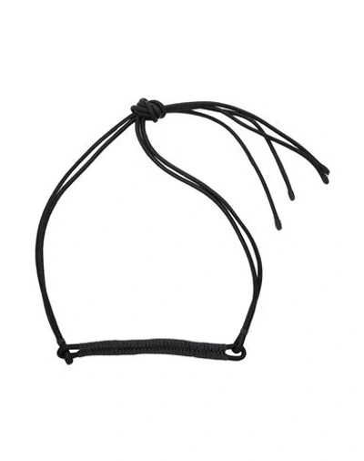 Brunello Cucinelli Woman Necklace Dark Brown Size - Leather