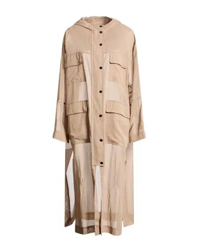 Brunello Cucinelli Woman Overcoat & Trench Coat Beige Size 2 Cotton In Brown