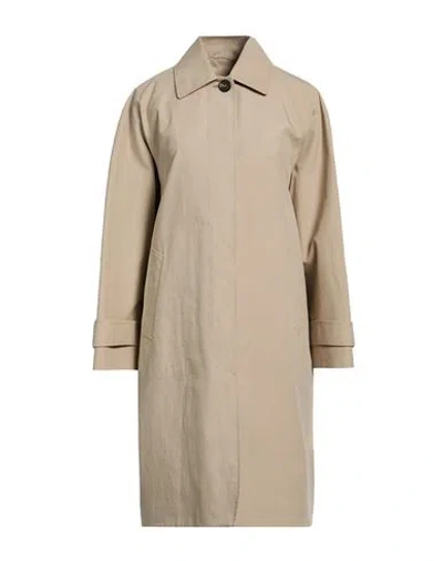 Brunello Cucinelli Woman Overcoat & Trench Coat Beige Size 4 Cotton In Neutral