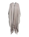 Brunello Cucinelli Woman Cape Blush Size Onesize Linen, Polyester, Metallic Fiber, Polyamide In Pink