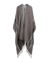 Brunello Cucinelli Poncho In Grey