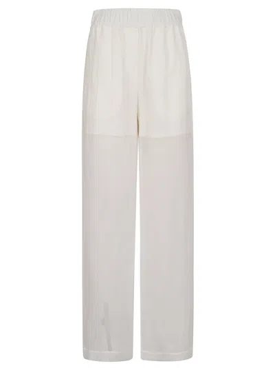Brunello Cucinelli Woman Trousers In White