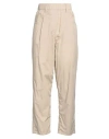 Brunello Cucinelli Woman Pants Beige Size 12 Cotton In Beige