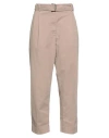 Brunello Cucinelli Woman Pants Beige Size 14 Cotton, Elastane In Beige