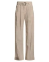 Brunello Cucinelli Woman Pants Beige Size 2 Cotton, Brass In Brown