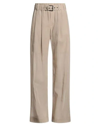 Brunello Cucinelli Woman Pants Beige Size 2 Cotton, Brass In Brown