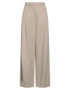 Brunello Cucinelli Woman Pants Beige Size 8 Cotton, Linen, Brass In Beige