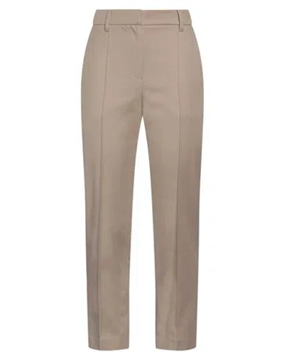 Brunello Cucinelli Woman Pants Beige Size 4 Cotton, Elastane, Brass