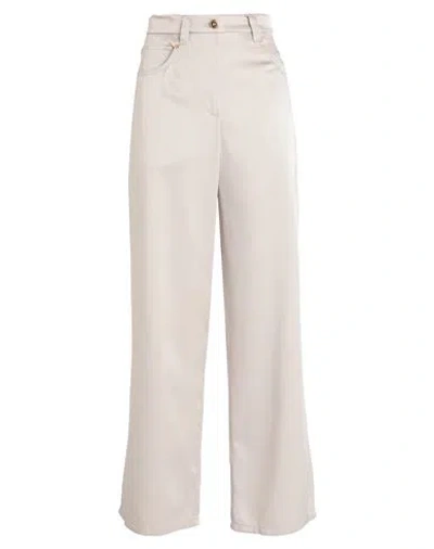 Brunello Cucinelli Woman Pants Beige Size 6 Acetate, Viscose, Brass