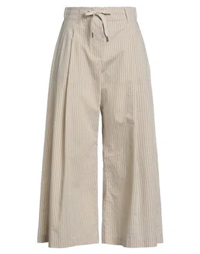 Brunello Cucinelli Woman Pants Beige Size 8 Cotton, Polyamide, Acetate, Silk In Neutral
